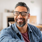 Man with beard and glasses